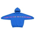 thumbnail image 3 of Cethrio Valentine's Day Hoodies for Boy, Pullover Casual Long Sleeve Loose Fit Boys Sweatshirts Blue Size 6, 3 of 3