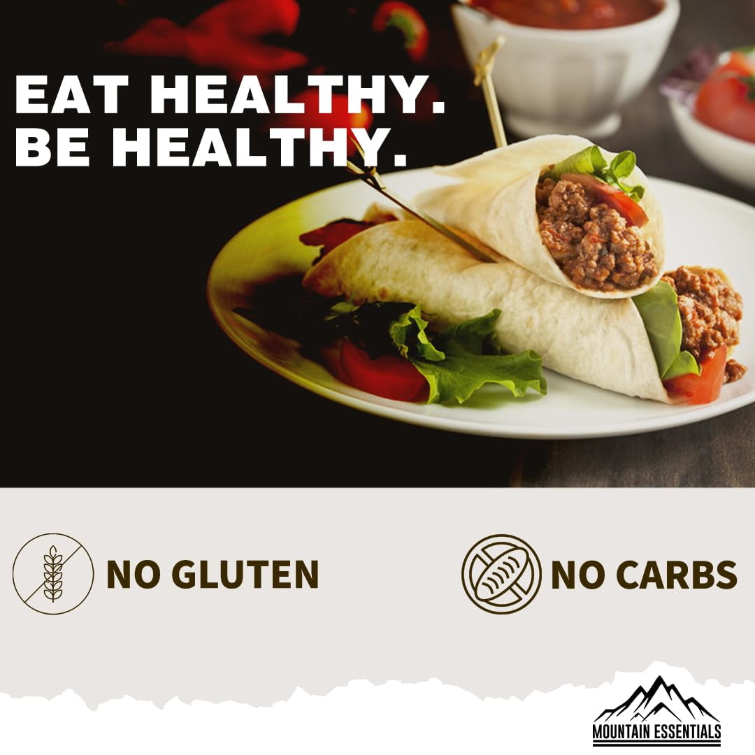 Mountain Essentials Canned Ground Beef, Fully Cooked, Ready to Eat, Gluten Free, 28 oz
