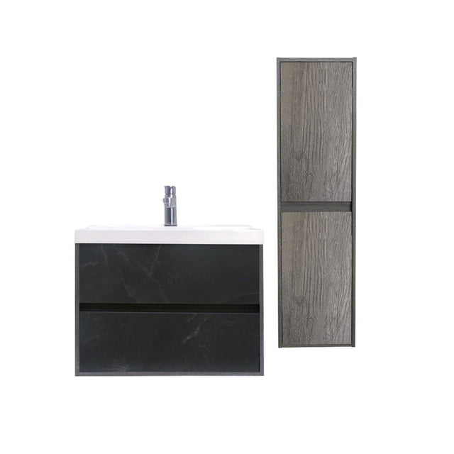 Combo de Gabinete Con Lavamanos y Monomando + Gabinete Organizador Lorette