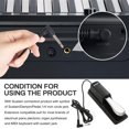 thumbnail image 2 of Interruptor de polaridad universal AODSK Sustain Pedal, conector de 1/4 pulgadas, 2 of 9