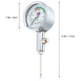 ETEREAUTY Accurate Ball Pressure Gauge 20 PSI / 1.4 Bar Barometers