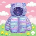 thumbnail image 5 of Kids Winter Coat,Baby Boys Puffer Coat Baby Hoodie with Zipper Up Down Coats For Baby Infant Girls Fall Jacket Warm Thick Clothes 3-4 Years, 5 of 5