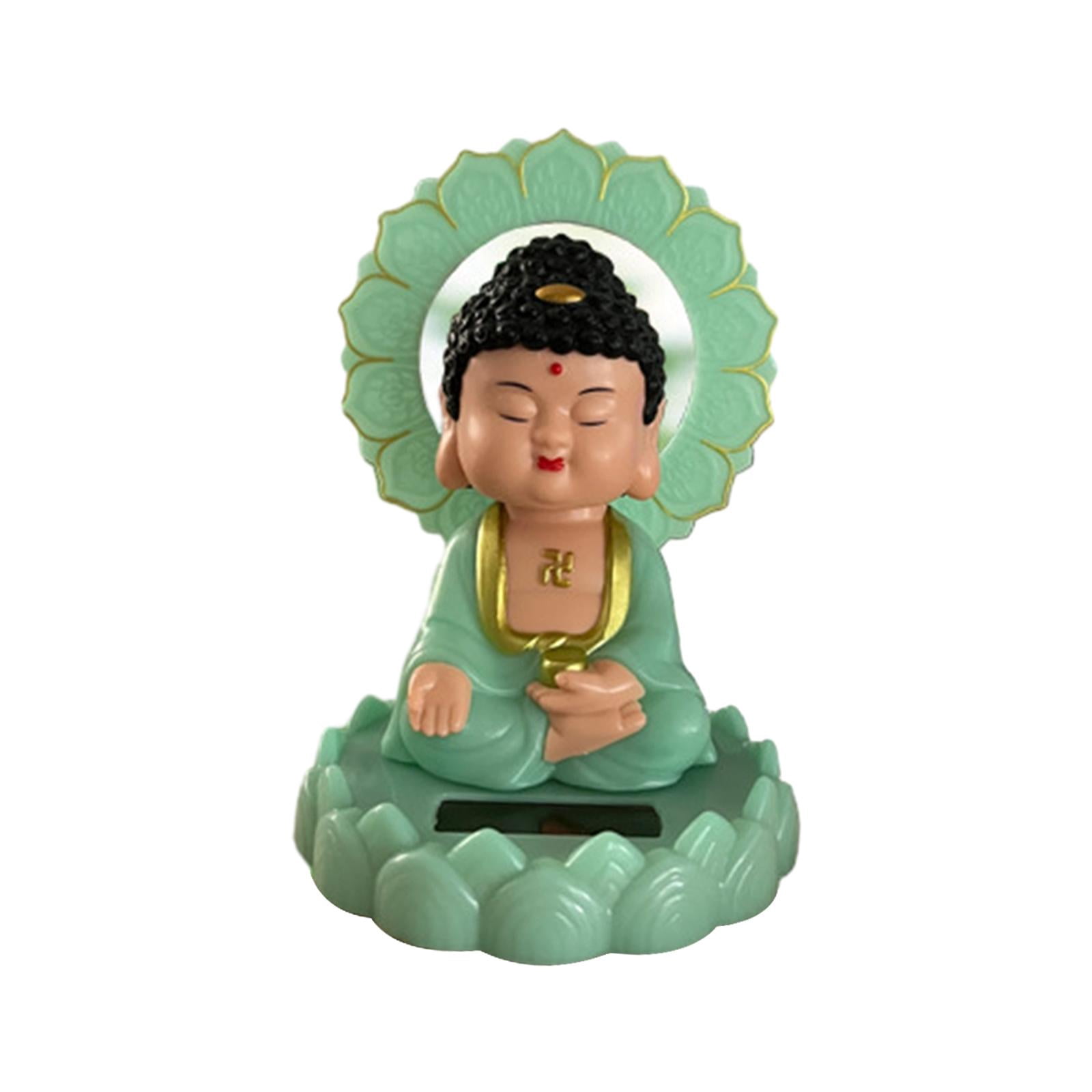 Ornements de voiture créatifs de petit moine solaire, jouets de décoration de tableau de bord, bouddhisme de Style chinois, ornement porte-bonheur, accessoires d'intérieur 34 Ornements de voiture créatifs de petit moine solaire, jouets de décoration de tableau de bord, bouddhisme de Style chinois, ornement porte-bonheur, accessoires d'intérieur 34