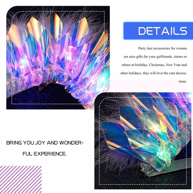 20 Pcs LED Light Up Headband Women Wedding Party Birthday Cosplay Gifts Amazon.com : CAKURE Light Up Headbands Led Headband Glow  main image 4