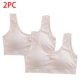 thumbnail image 2 of Odeerbi 2 Pack Niñas Bras de Entrenamiento 10-16 Años, Bras Deportivos Sin Alambre de Algodón Con Almohadillas Ropa Interior de Desarrollo de La Pubertad Respirable, 2 of 4