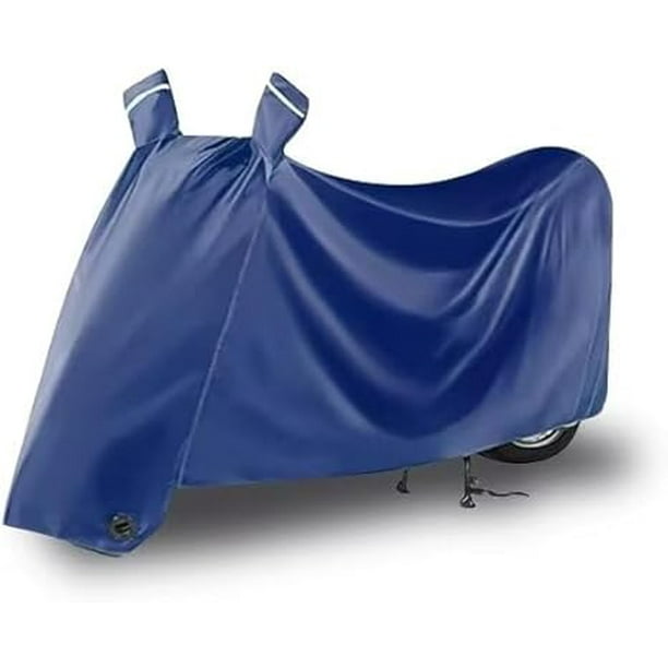 Motorcycle Cover for Kawasaki Vulcan 900 Classic 2013-2024, Heavy Duty Waterproof Windproof All-Weather Waterproof Motorcycle Tarpaulin, Outdoor dustproof and Breathable Sun with Mirror Bag