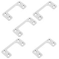 thumbnail image 1 of Minkissy 5Pcs Door Latch Plate Stainless Iron Security Strike Plate for Homeowners 2.72X1.10X0.08in, 1 of 7
