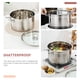 thumbnail image 4 of Stockpot de acero inoxidable Soup Soup Pot Foundpot con tapa, 4 of 7