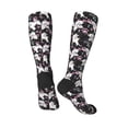 thumbnail image 4 of Daiia Sports Socks Cute Poodle Dog Printed Novelty Crew Socks for Men Women Knee High Socks Cotton Socks Soft & Breathable Support Unisex Socks, 4 of 9