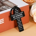 thumbnail image 5 of Christian Cross Keychain Gifts for Women Men Adults, Religious Bible Verse Key chain, Faith Based Keyring for Boys Girls Kids, Easter Basket Stuffers for Teen Boys, Confirmation Easter Gifts, 5 of 6