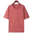thumbnail image 2 of Patlollav Womens Plus Size,Unisex Men And Women's Tops Blouses Summer Tunic Tops Short Sleeve Shirts, 2 of 6