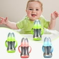 thumbnail image 4 of CGZQFEI Baby Bottle with Handles 240ML - Wide Neck with Air Vent & Anti-Drop Handle for Infant Feeding,6+ Months – BPA Free, Spill Proof Sippy Cup(BPA-Free/Medical Grade), 4 of 5