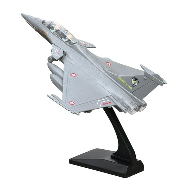 Modelo de avión a escala 1/32, juguete con luz y sonidos con soporte de exhibición, modelo de avión de de aleación de Metal para decoración