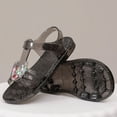 thumbnail image 7 of Girl's Jelly Sandals Sparkling Flat Sandals on Water Beach Princess Dress Summer Dress Small/Big Children's Shoes, 7 of 7