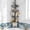 Black, variant on Corner Shower Caddy Tension Pole, Tension Rod Organizer, 4-Tier Adjustable Floor to Ceiling Shower Caddy 33-127inch, No Drilling Shower Shelf for Inside Shower (Gray)