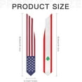 thumbnail image 5 of DABOYOZHZH Lebanon Mix United States Flag Graduation Stole Sash For Study Aboard International Students, 5 of 9