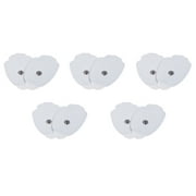 Techcare Massager 10 (5 Sets) Adhesive, Stick-on, Re-usable Massager Tens Unit Pads