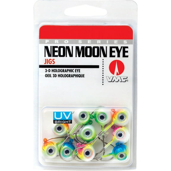 VMC Neon Moon Eye Jig UV Kit 1/4 Assorted