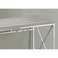 thumbnail image 3 of Scranton & Co 48" Metal Computer Desk in Dark Taupe, 3 of 4