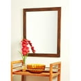 thumbnail image 1 of American Made Moderne Moka Brun Encadré Miroir Mural 30 x 36 Po. BM061L, 1 of 1