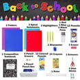 thumbnail image 4 of VEEBOST 32-Piece Complete Stationery Supplies Kit with Notebooks, Pencils, Crayons, and More, 180 Pack, 4 of 6