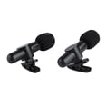 thumbnail image 1 of Micrófono Wireless Lavalier, 1 Para 2 Enchufe De Micrófono De Solapa Lavalier Inalámbrico Y Reproduce Una Alta Sensibilidad Portátil 2.4G Con Windmuff Para La Entrevista, 1 of 7