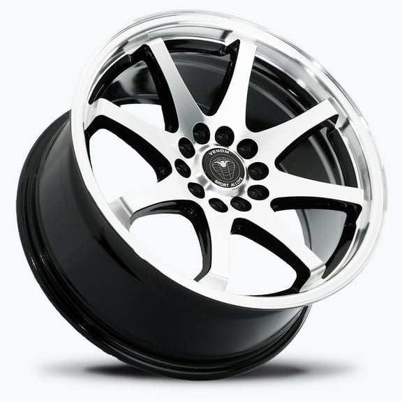 Venom Alloy Rims VENOM35 18X8.5 5114.3/120  30 73.1 Gloss Black Machined Face