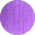 thumbnail image 1 of Ahgly Company Indoor Round Oriental Purple Industrial Area Rugs, 7' Round, 1 of 4