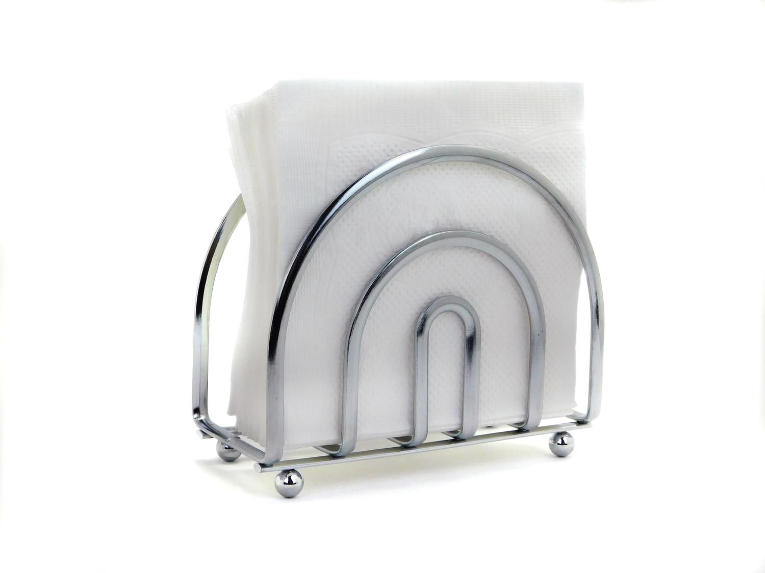 SILBERKANNE Servilletero Ovalado Chapado En Plata - 5,5 X 2,5 Cm - Grabable Para Iniciales - Decoración De Mesa Elegante
