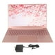 thumbnail image 1 of Computadora portátil de 15.6 pulgadas para CPU Intel N5095 Mini computadora portátil rosa para Window11 con teclado de huellas dactilares Teclado retroiluminado 100‑240V 12G 1TB Enchufe de EE. UU., 1 of 8