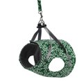 thumbnail image 1 of Smilepp Pet Walking Harness Leash Set Escape Proof Adjustable Soft Small Animal Vest Clothes Rope, Green, S, 1 of 9