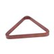 thumbnail image 3 of Estante triangular para bolas de billar, suministros para billar, juego para practicar en casa, recolector de bolas para interiores Marrón, 3 of 7