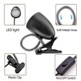thumbnail image 4 of E Energetic Lighting LED Adjustable Flexible Gooseneck Clip Desk Lamp, Black, 4 of 4