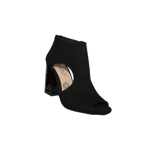 ZAPATILLA VESTIR CASUAL MILAGROS MUJER DAMA NEGRO BUCK 516 LEON 516-p
