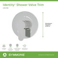 thumbnail image 3 of Symmons 6790MBTRM Identity Pressure Balanced Valve Trim Only - Black, 3 of 7