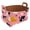Multicolor 5, variant on Blue Lines Sunflowers Storage Basket Collapsible Storage Bin, PU Foldable Basket Convenient Box Storage Organizer with Handles for Shelves Office Bedroom Closet Nursery Toys Laundry