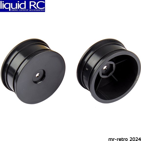 Associated 21549 ASC21549 Narrow Wheels Black pr:14B 14T