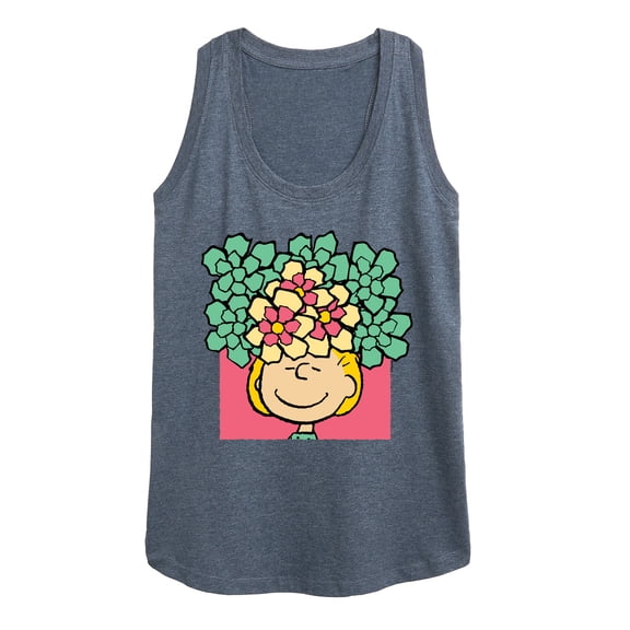 Peanuts - Sally Flowers - Women's Racerback Tank Top