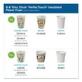 thumbnail image 4 of PerfecTouch Paper Hot Cups, 16 oz, Coffee Haze Design, 25/Sleeve, 20 Sleeves/Carton | Bundle of 2, 4 of 10