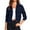 Navy, variant on Dxzfnsa Button Down Jackets for Women Women's Casual Loose Solid Color Lapel Collar Coats Fashion Long Sleeve Hoodless Jackets with Pockets