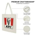 thumbnail image 3 of Canvas Tote Bag Anime Blanket Gifts KFC Primary Brand Logo, 3 of 8