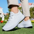 thumbnail image 5 of YOURDIARY Mens Waterproof Golf Shoes Non-Slip Comfort Lightweight Outdoor Golf Sneakers, 5 of 7