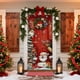 thumbnail image 5 of Decoraciones de Navidad Decoración de Puerta de Navidad de 6.66x2.99 Pies con Entrega de Regalo de Papá Noel, Fondo de la Atmósfera Festiva de la Fiesta Decoraciones de Navidad de Interior, 5 of 6