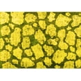 thumbnail image 1 of Ahgly Company Indoor Rectangle Abstract Yellow Contemporary Area Rugs, 3' x 5', 1 of 4
