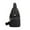 🔥 Black_Base#486, variant on Waterproof Chest Bag Sling | Fabric Antitheft Travel Shoulder Bag for Men Women | USB Charging | Breathable Strap | Red Purple Blue Pink | Large Capacity | 1 Piece | 30x17x10cm
