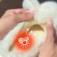 thumbnail image 5 of Cute Girls' Fuzzy Slippers Lovely Anime Doggies Soft Warm Winter House Slippers with Flat Sole Anti-slide Safe Slip-on Slipper Indoor Winter Fashion Footwear, 5 of 10