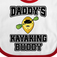 thumbnail image 4 of Inktastic Kayak Daddy Kayaking Buddy Boys or Girls Baby Bib, 4 of 4