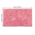 thumbnail image 3 of Chenille Bathroom Mat Absorbent Non Slip Bath Vermilion 16x24 Inch Warm Tone Southwest Style, 3 of 6