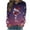 Hot Pink, variant on Tetras Womens Tops Dressy Casual Fall,Women's Christmas Fashion Print Long-Sleeved Tops ,Hoodless Sweatshirts Bloues