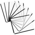 thumbnail image 1 of Homoyoyo 20Pcs Transparent Card Protector Sleeves with Black Border Hard Plastic for Game Card Storage and Display, 1 of 8